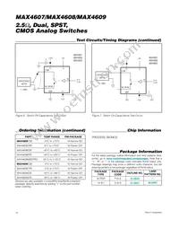 MAX4609ESE+T Datasheet Page 10