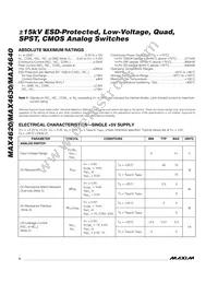 MAX4620ESD+T Datasheet Page 2