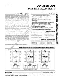 MAX4621EPE+ Datasheet Cover