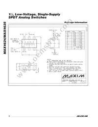 MAX4625EUT-T Datasheet Page 10