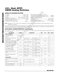 MAX4668ESE+T Datasheet Page 2