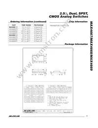 MAX4668ESE+T Datasheet Page 11