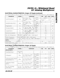 MAX4674ETE+T Datasheet Page 3