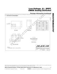 MAX4707EXK+TG002 Datasheet Page 11