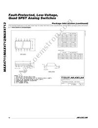 MAX4712CPE+ Datasheet Page 16