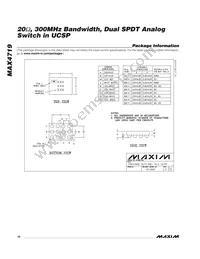 MAX4719EUB+T Datasheet Page 10