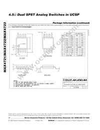 MAX4720ELT+T Datasheet Page 14