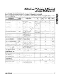 MAX4734EGC+TG50 Datasheet Page 3