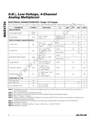 MAX4734EGC+TG50 Datasheet Page 4