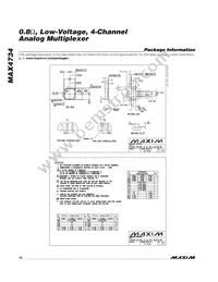 MAX4734EGC+TG50 Datasheet Page 10