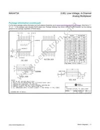 MAX4734EUB+TG24 Datasheet Page 11