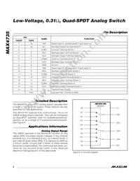 MAX4735ETE+ Datasheet Page 8