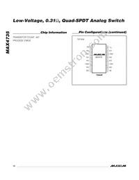 MAX4735ETE+ Datasheet Page 10