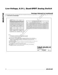 MAX4735ETE+ Datasheet Page 12