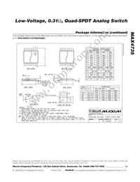 MAX4735ETE+ Datasheet Page 13