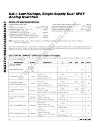 MAX4741EUA+TGA5 Datasheet Page 2