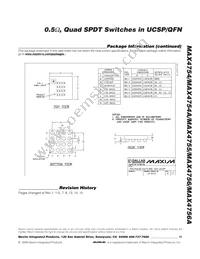 MAX4754AEBE+T Datasheet Page 15