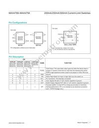 MAX4791EUK+ Datasheet Page 7