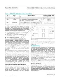 MAX4791EUK+ Datasheet Page 9