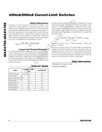 MAX4798ETT+T Datasheet Page 8