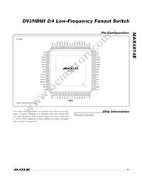 MAX4814EECB+T Datasheet Page 15