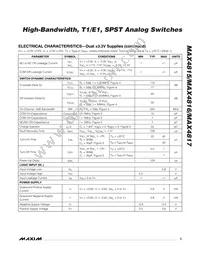 MAX4817ETE+T Datasheet Page 3