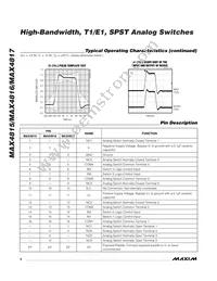 MAX4817ETE+T Datasheet Page 8