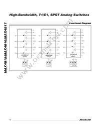MAX4817ETE+T Datasheet Page 16