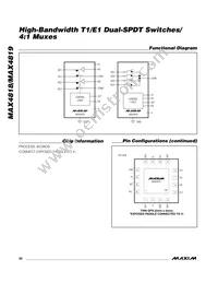 MAX4818ETE+T Datasheet Page 20