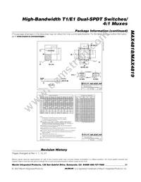 MAX4818ETE+T Datasheet Page 21