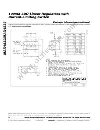 MAX4832ETT33C+T Datasheet Page 12