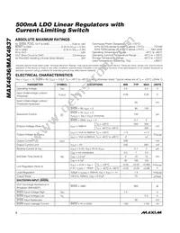 MAX4836ETT33C+T Datasheet Page 2