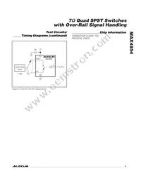 MAX4854ETE+ Datasheet Page 9