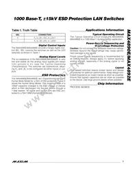 MAX4892EETX+T Datasheet Page 7