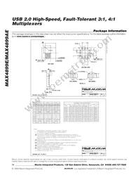 MAX4899EETE+T Datasheet Page 14