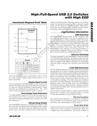 MAX4906EFELB+T Datasheet Page 11