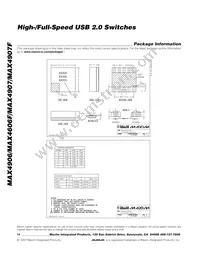 MAX4906FELB+G24 Datasheet Page 14