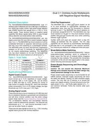 MAX4909EBC+T Datasheet Page 7