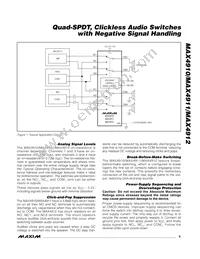 MAX4910ETE+T Datasheet Page 9