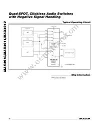 MAX4910ETE+T Datasheet Page 12