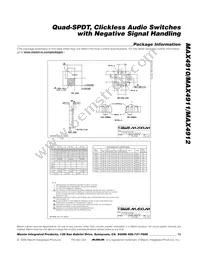 MAX4910ETE+T Datasheet Page 13