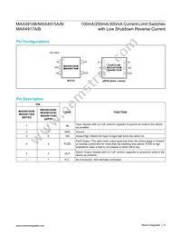 MAX4915AETT+T Datasheet Page 6