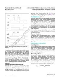 MAX4915AETT+T Datasheet Page 9