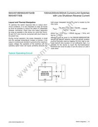 MAX4915AEUK/V+T Datasheet Page 10