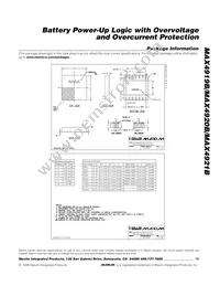 MAX4919BETD+T Datasheet Page 19