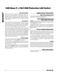 MAX4927ETN+T Datasheet Page 8