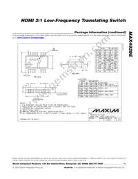 MAX4929EEEP+T Datasheet Page 13