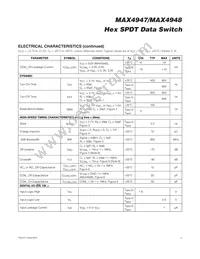 MAX4947ETG+T Datasheet Page 3