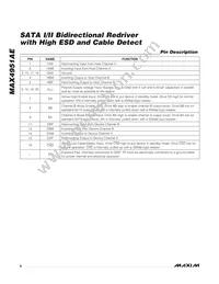 MAX4951AECTP+T Datasheet Page 6