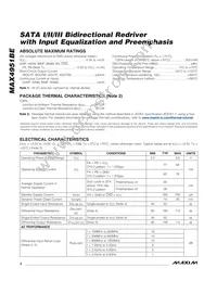 MAX4951BECTP+GH7 Datasheet Page 2
